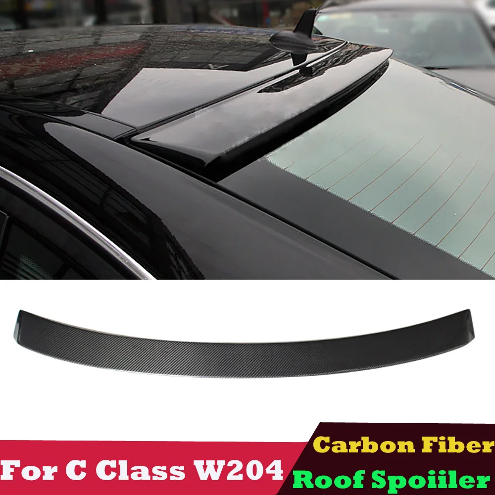 

Roof Spoiler for Mercedes C Class W204 4 Door Sedan 2007-2014 C180 C200 C260 C300 Real Carbon Fiber