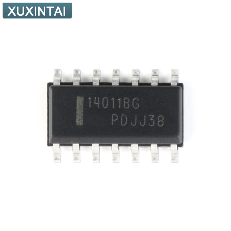 50Pcs/Lot  New Original  MC14011BDR2G MC14011BD NAND Gate IC 4 Channel - 14-SOIC