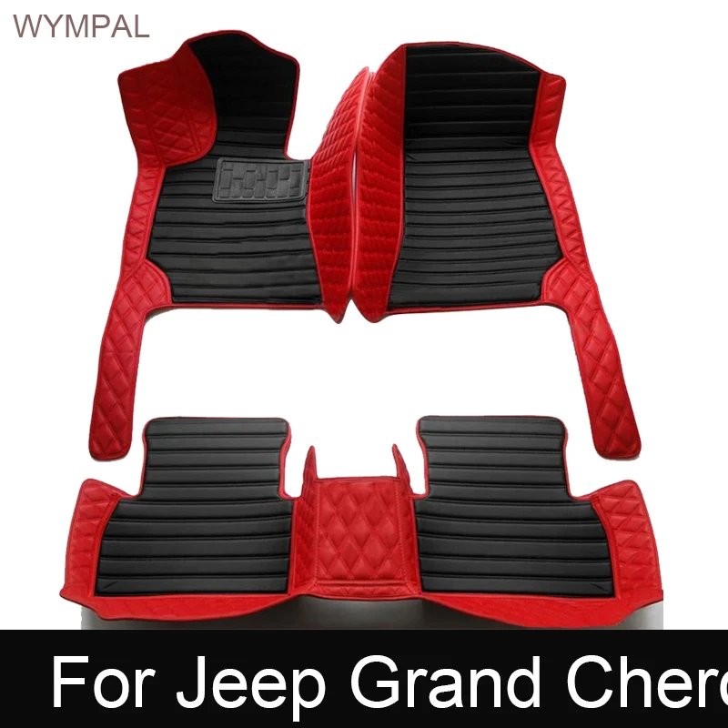 

Car Floor Mats For Jeep Grand Cherokee WJ 1999 2000 2001 2002 2003 2004 Leather Mat Covers Floors Car Accessories Tapis Voiture