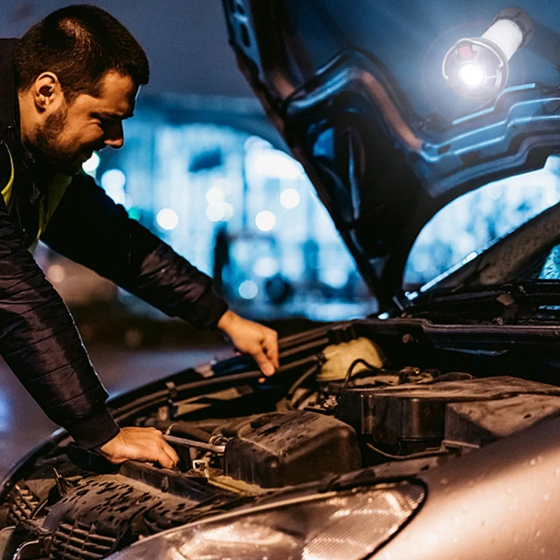 Outdoor Camping Light Portable Lantern USB Camping Light Rechargeable 5 Lighting Modes LED Emergency Flashlights