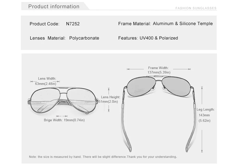 Kingseven neue Aluminium Magnesium Herren Sonnenbrille polarisierte Männer Beschichtung Spiegel Brille männliche Brillen Zubehör für Männer – Detail 1