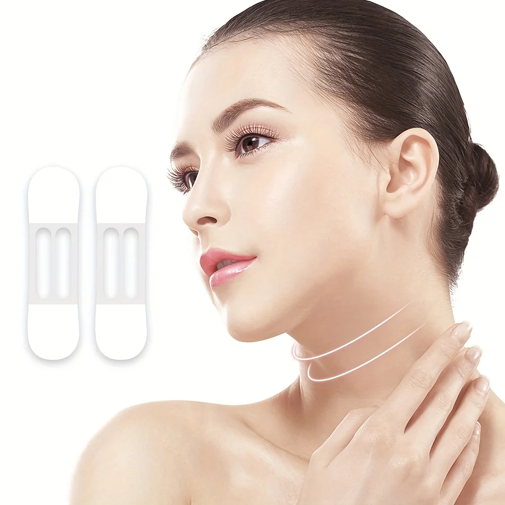 Neck Tape Lifting Invisible,Neck Lift Tape,Neck Wrinkle Patches,Face Lift Tapes for Tightening Sagging Skin Double Chin Wrinkles