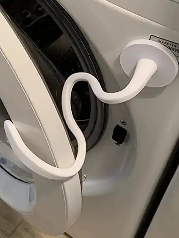 Magnetic Washer Door Prop-Stabilizer for Front Load Machines-Easy-Install, Flex Design-Fits Most Washers & RV Laundry Doors