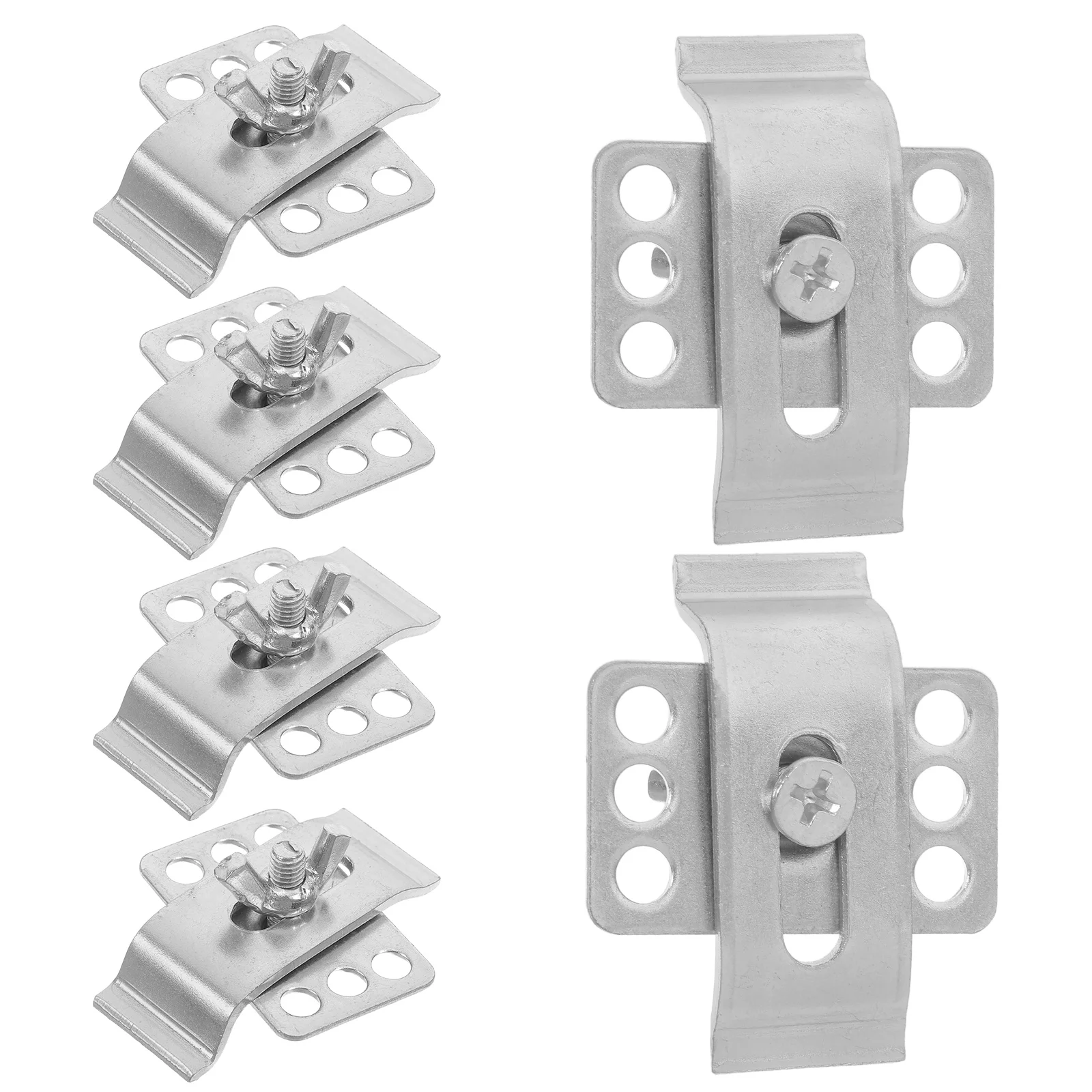 6 Pcs Hardware Fasteners Undermount Kitchen Sink Brackets Expand Undercounter Clamp Support Metal Clips Heavy Duty Clamps