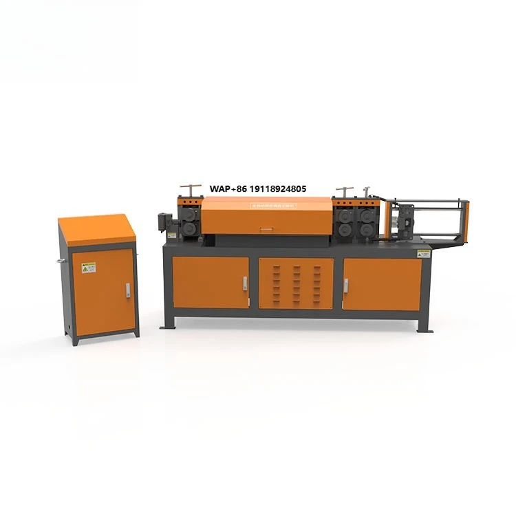 Automatic Steel Bar Straightening Cutting Machine Durable Rebar Equipment Easy Maintenance with CE Certification