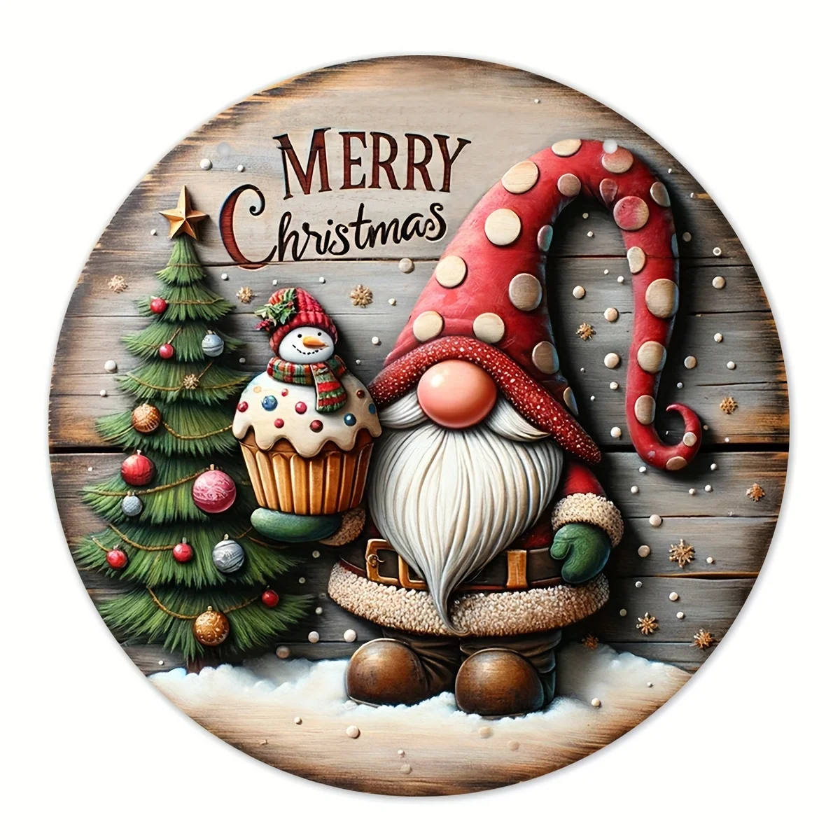 1pc christmas decorations wooden sign merry christmas wooden sign hanging decorations christmas sign, perfect for farmhouse