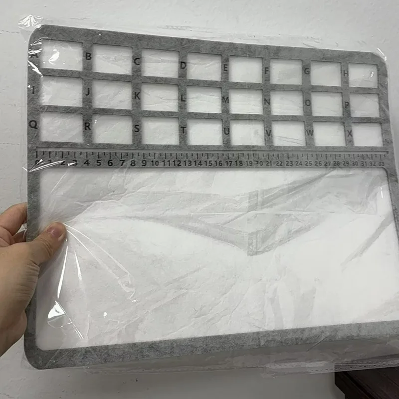 Multifunctional Felt Beading Mat Nonslip Beading Crafting Mats Crafts for Jewelry Making Beading Supplies Measurement Markings