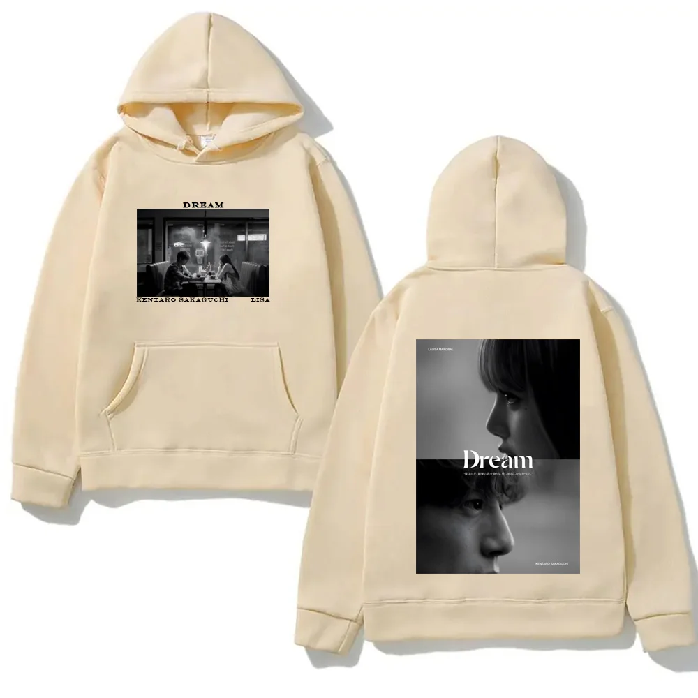 

LISA - DREAM feat. Kentaro Sakaguchi 2025 Hooded With Pocket Fleece Comfortable Sweatshirt Clothes Moletom Vintage Pullovers
