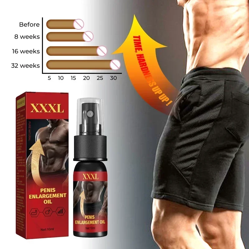 

XXXL Men's Enlargement Massage Oil: Advanced Penile Erectile Enhancement for Size and Health - Guaranteed Satisfaction