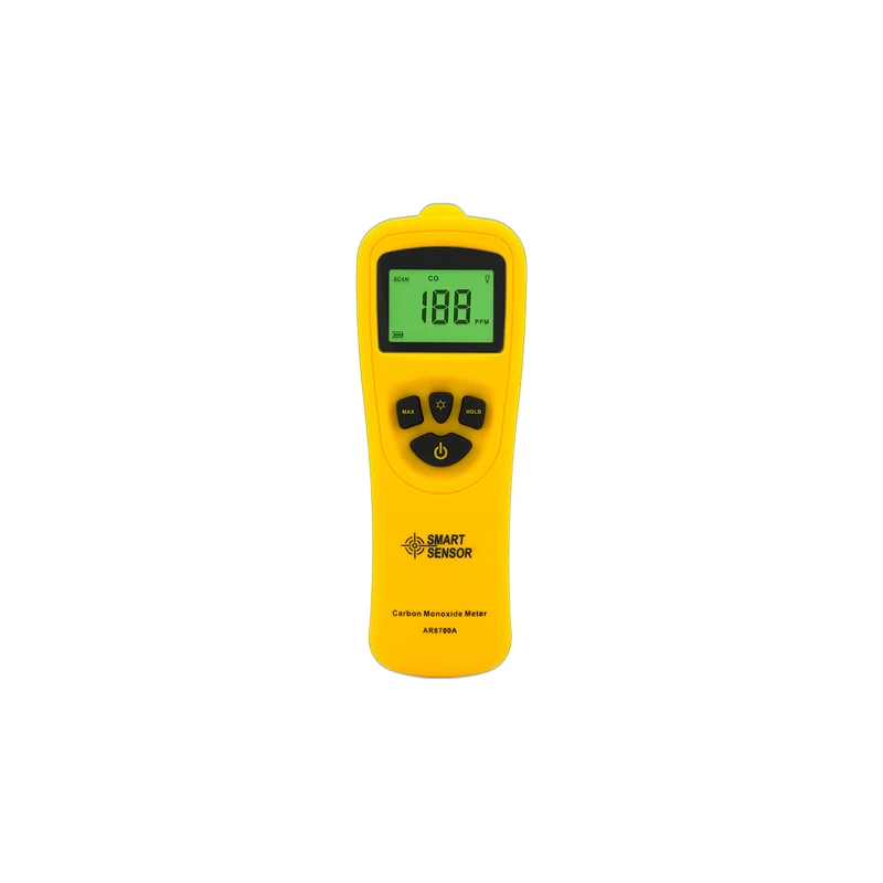 

High Precision SMARTSENSOR AR8700A High Precision Carbon Monoxide Meter Handheld Portable CO Gas leak Detector Gas Analyzer Tool