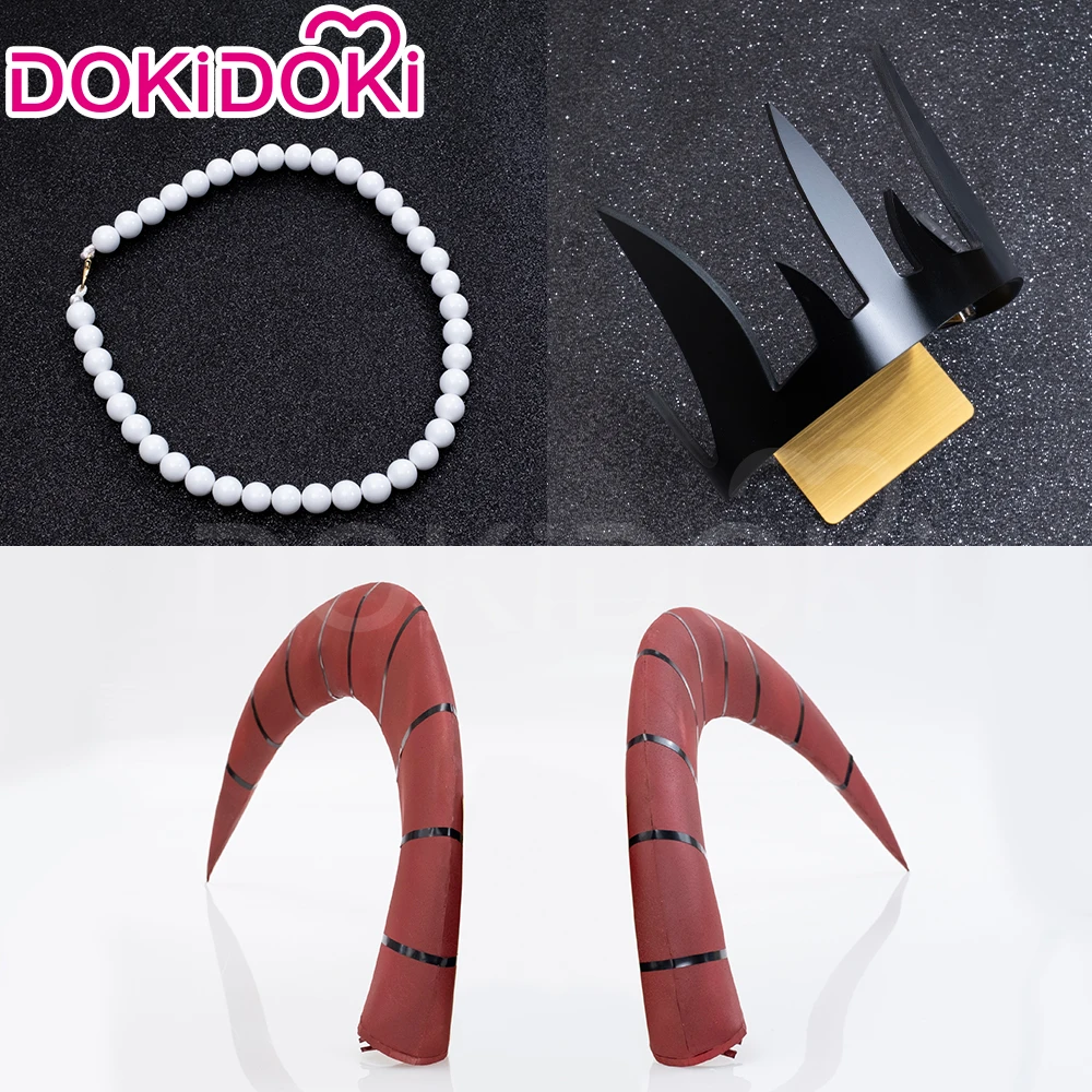 Lillth Morningstar Cosplay Props Anime Cosplay DokiDoki Lillth Morningstar Horns Cosplay Crown Neckalce Cosplay Accessories