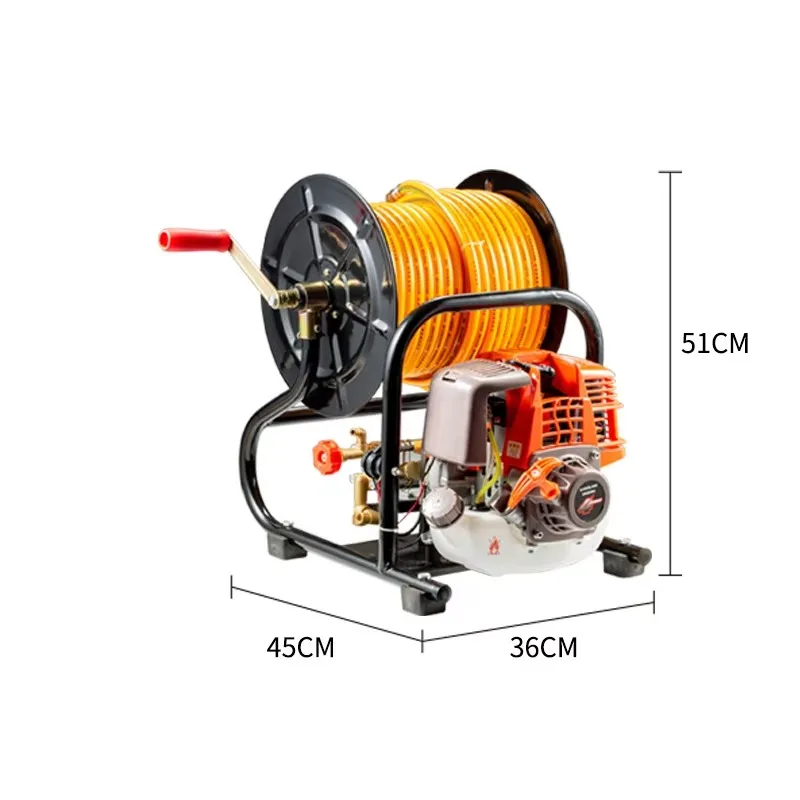 

New Four-Stroke Integrated Hose High-Pressure Sprayer for Agricultural Use Pesticide Fruit Tree Garden Disinfection