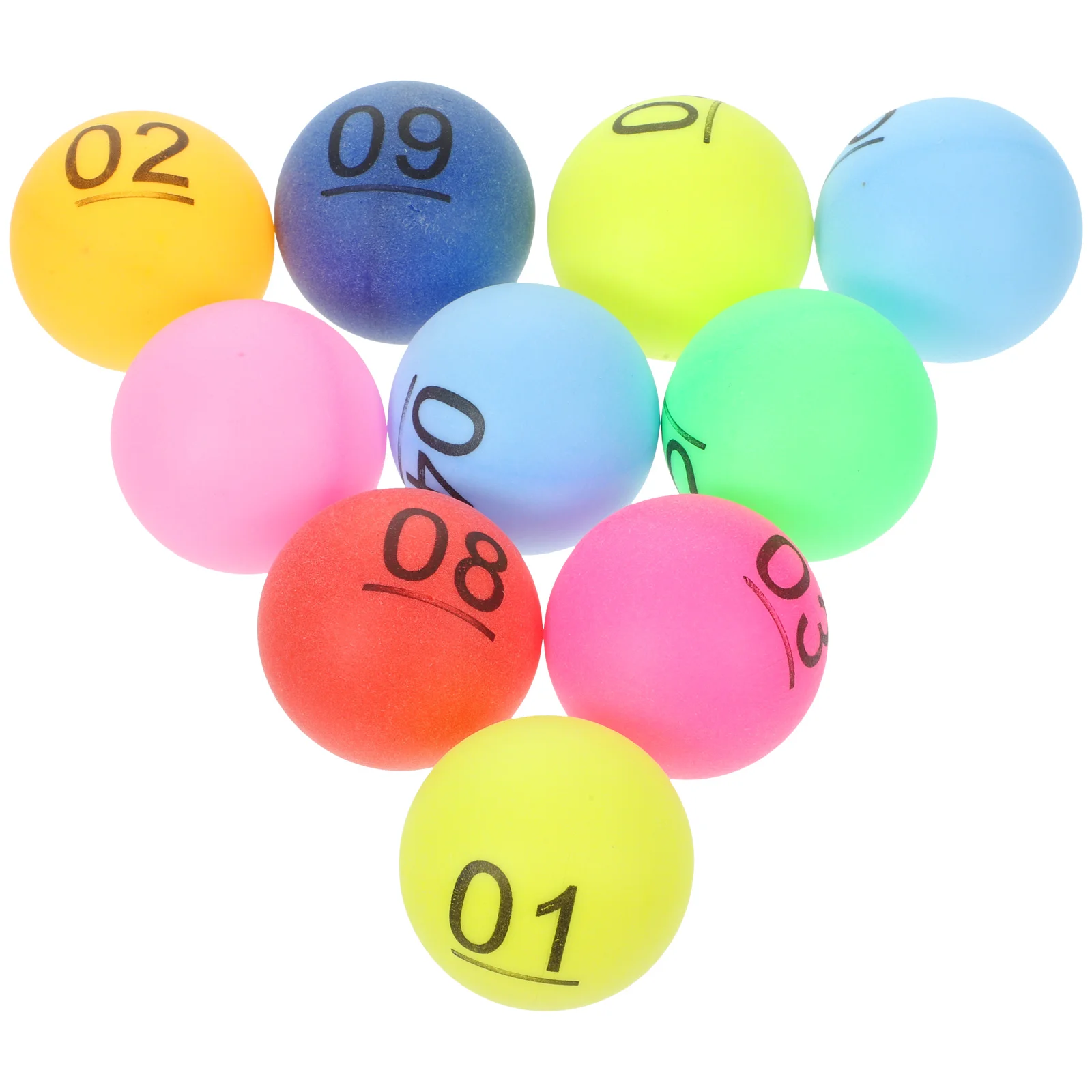 Color Number Ball Lottery Box Selection Party Lucky Draw Table Tennis Game Balls