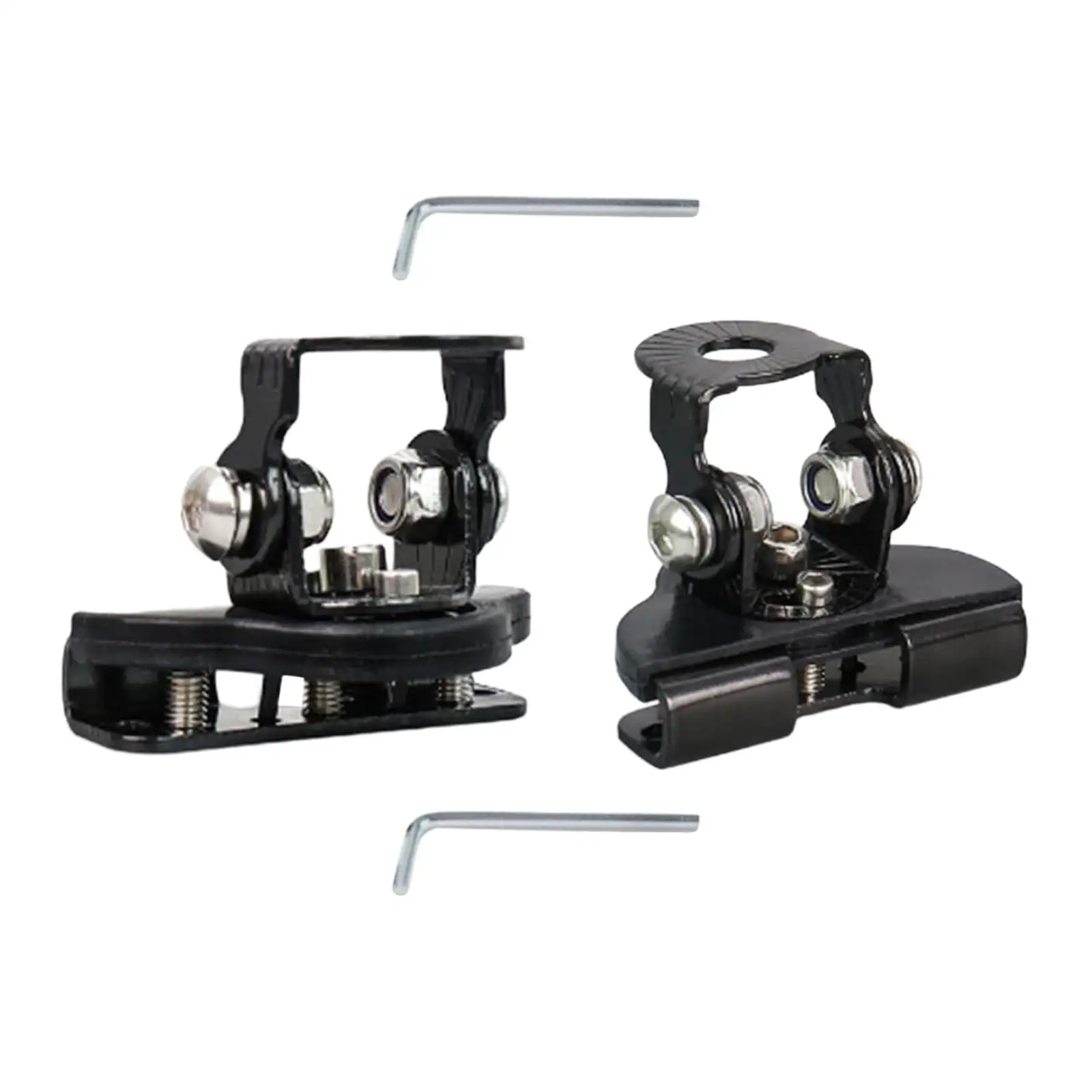 2 Buah Braket Pemasangan Bar Lampu Kap Mobil untuk Atv Utvs Suku Cadang Instalasi Sederhana Kokoh Aksesori Universal Struktur Logam