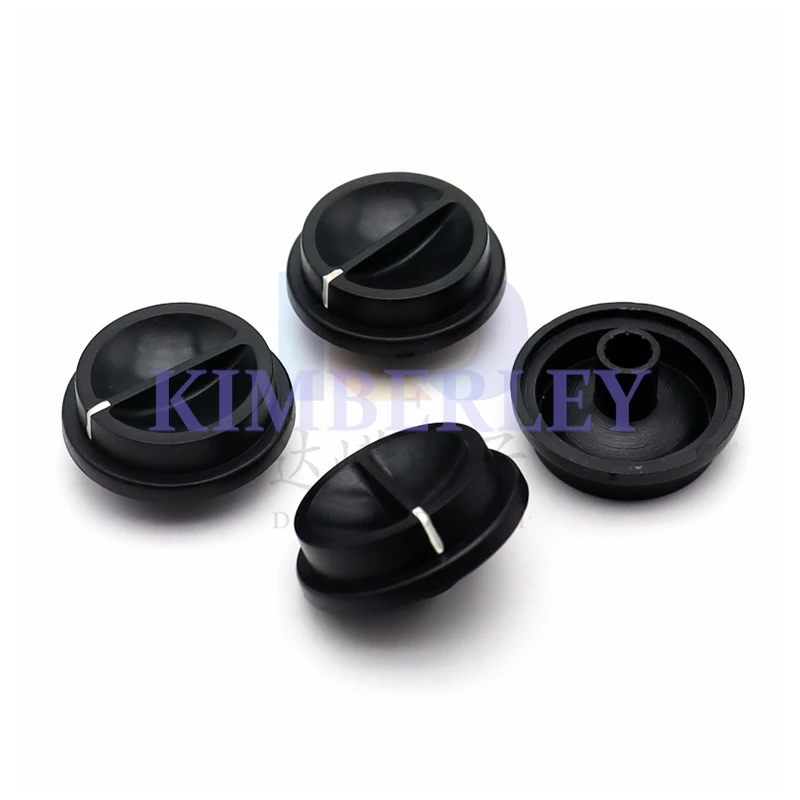 3PCS Plastic Flange Switch Cap Flower Handle Potentiometer Cap Electrical Instrument Knob Cap Power Amplifier Volume Cap
