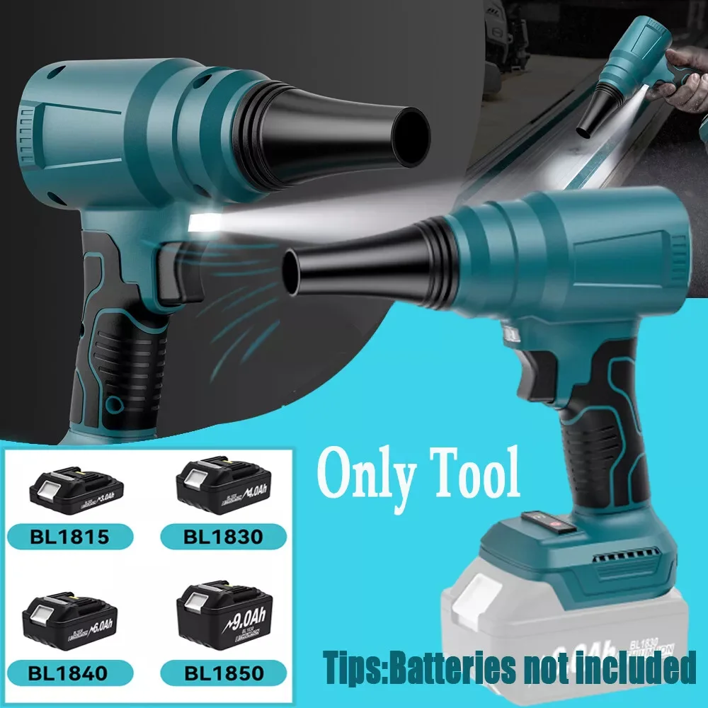 Cordless Dust Blower For Makita BL1830 BL1840 BL1850 BL1860 Battery Portable Plug-And-Play Handheld 18V Power Dust Blow Tool