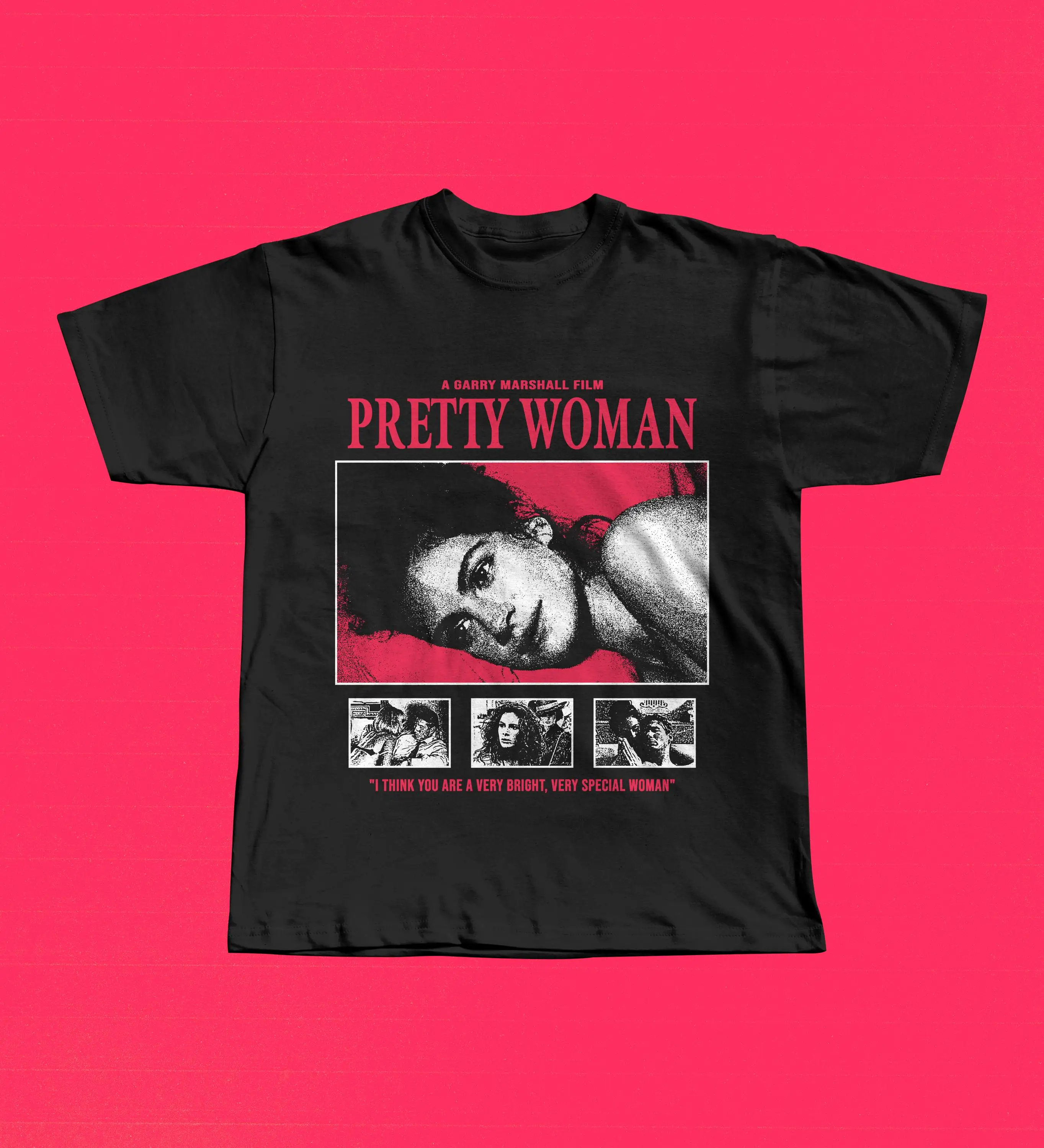 Pretty Woman 1990 T-Shirt, Garry-Marshall Rom-Com, Julia Roberts, 90s Romantic Comedy Gift
