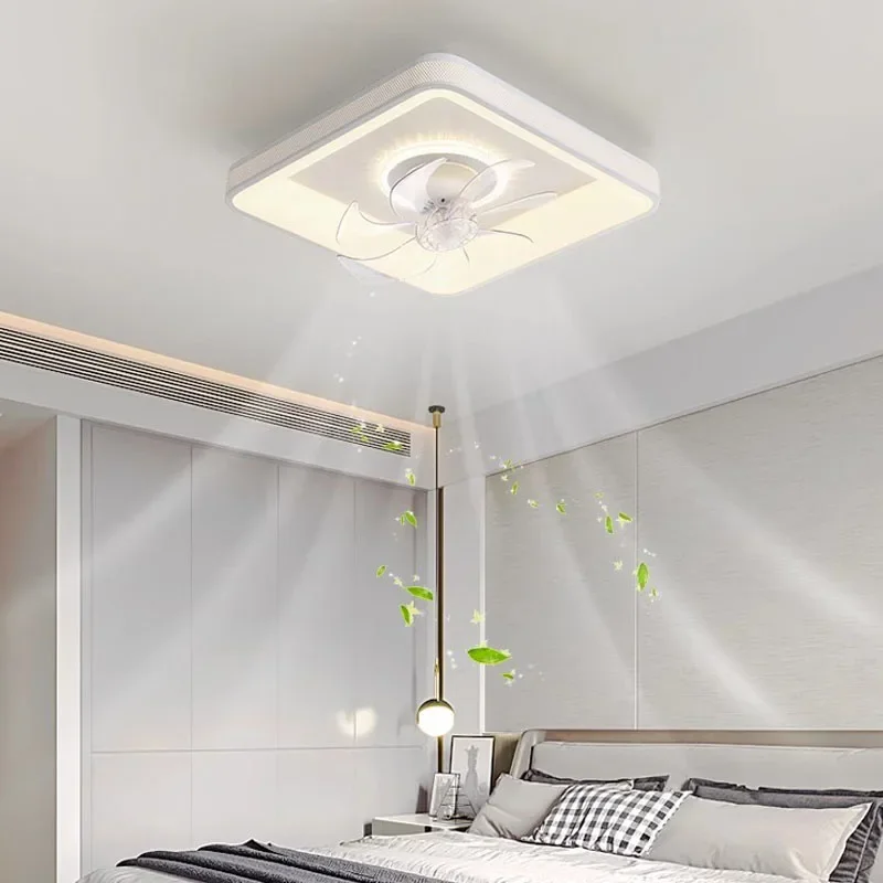 LED Teto Fan Light com controle remoto, Lustre moderno, Luminária, Quarto, Sala de estar, Sala de estudo, Decoração Home