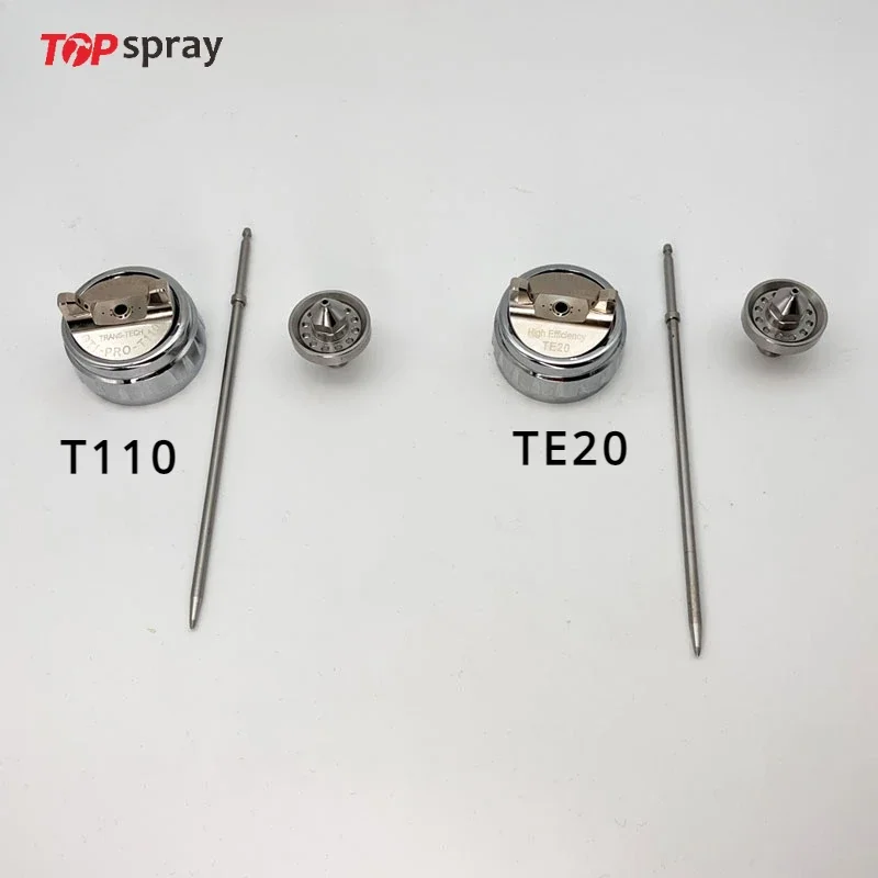 Topspray Spray Gun Nozzle Kit T110 / TE20 1.3/1.8MM  PRO LITE Nozzle Needle and Nozzle Cap Set for PRO LITE Spray Gun