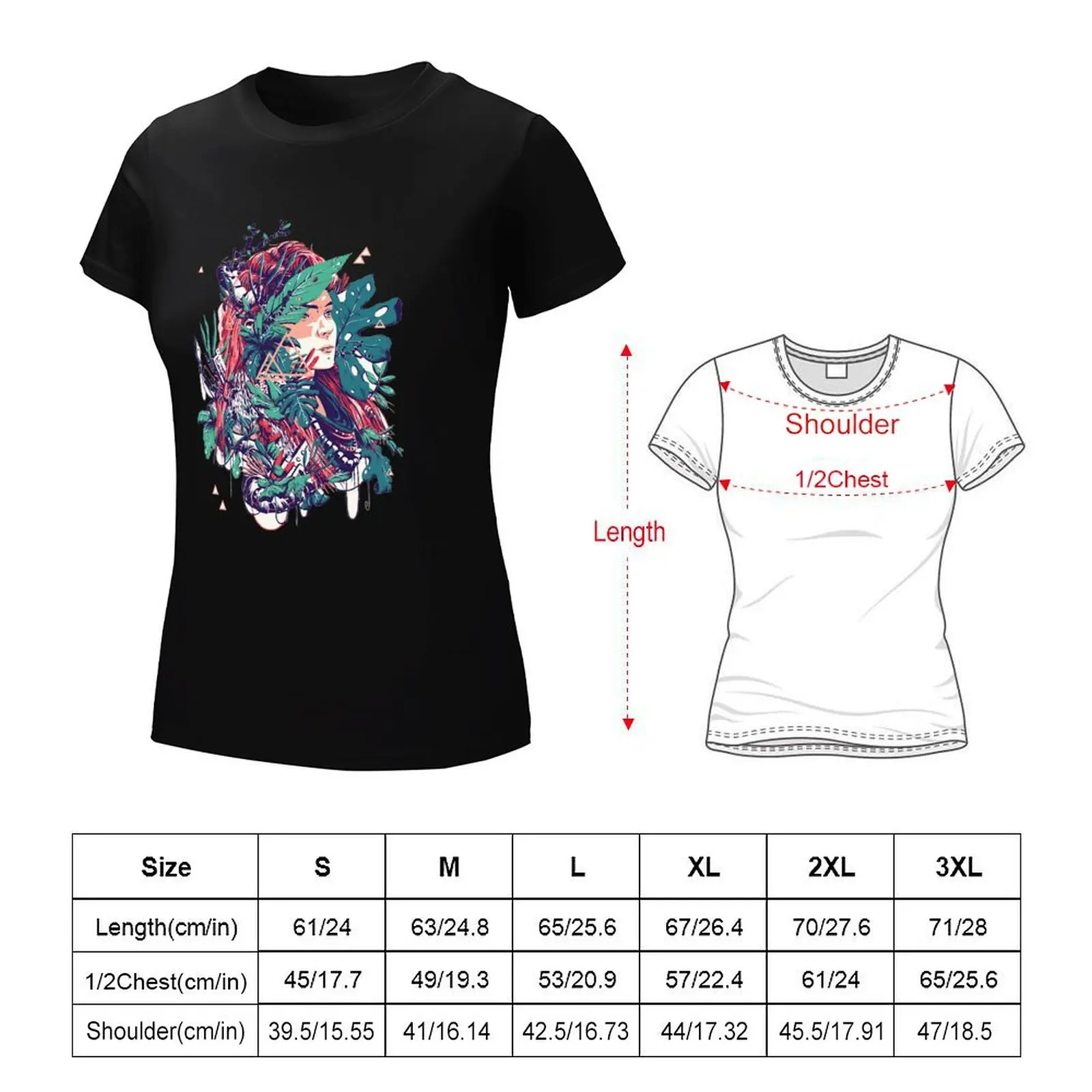 Horizon Zero(8) T-Shirt blanks new edition clothes for Women