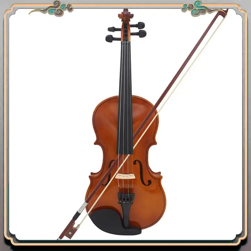 

Durable Violin 3/4 Violin,Music Instruments For Adults Child Violin, With Hard Case, Bow,Great For Beginner Easy Install