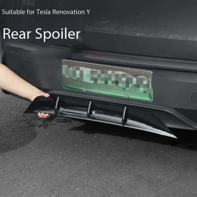Suitable for Tesla Model Y Juniper 2025 and later bumper spoiler start protection plate diffuser ABS cover body kit external acc