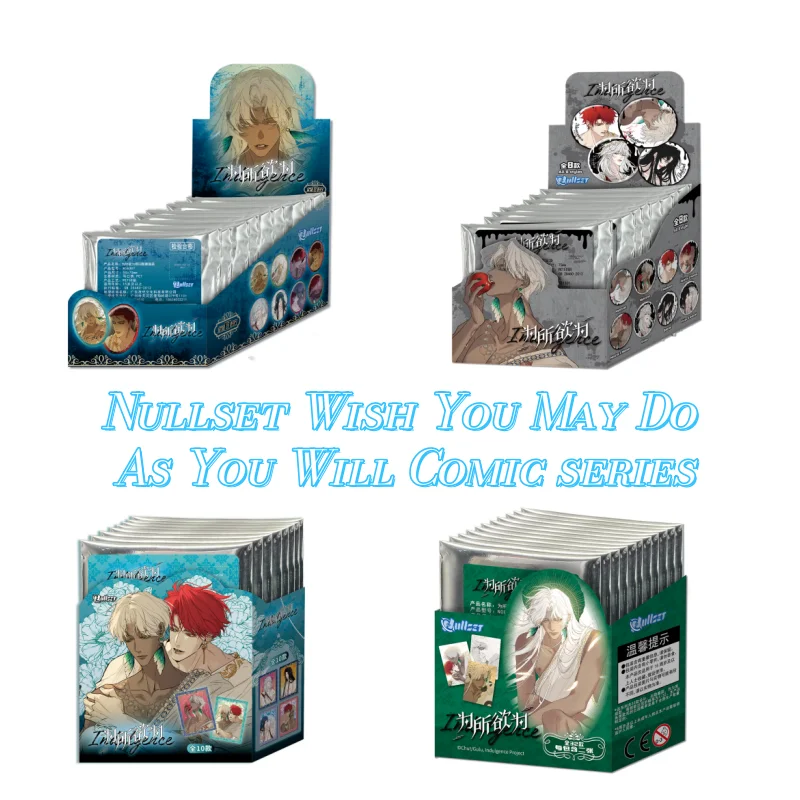 Genuine In Stock Nullset Wish You May Do As You Will Comic series Mini Cards Badges Mammon Vivian Acrylic Transparent Cards Gift