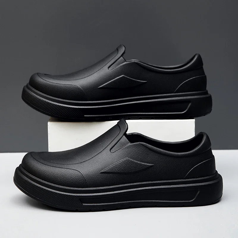 NONE Men's Chef Clogs Black 4