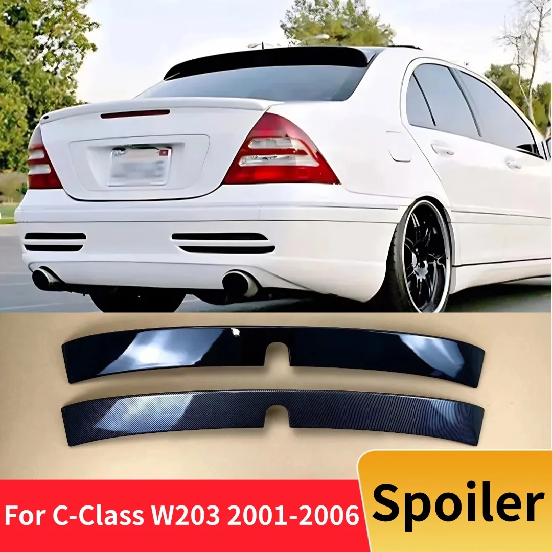 

Для Mercedes Benz C-Class W203 C180 200 260 320 C55 2001-2006 задний спортивный спойлер на крышу, крыло, хвост, аксессуары для тюнинга