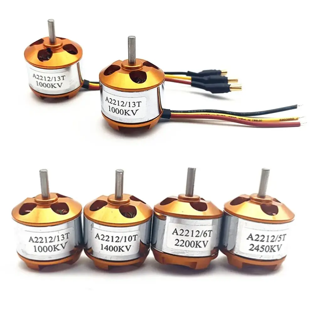 A2212 Brushless Motor 930KV 1000KV 1400KV 2200KV 2450KV 2700KV For RC Aircraft Plane Multi-copter Brushless Outrunner Motor