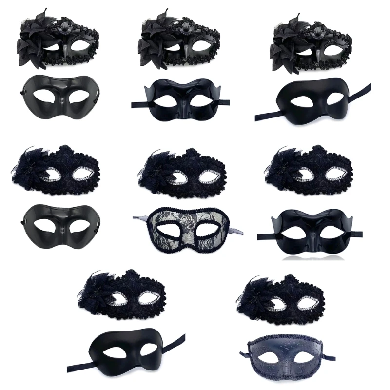 Masque déguisement Masque mascarade Halloween Mardi Gras Masque fête Cosplay Masque en dentelle