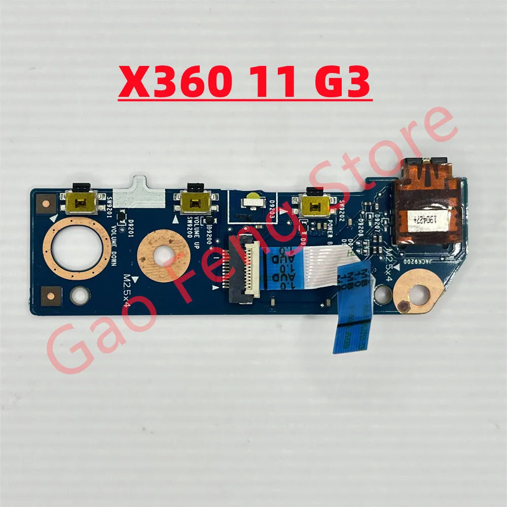 

Original FOR HP ProBook X360 11 G3 Audio Jack Power Button Board 6050A3010001 100% Tested OK Free Shipping