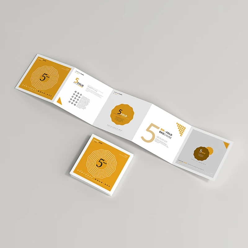 Customized Brochure Custom Logo Business Trifold Flyer Booklet Catalog Brochure Magazine Printing Services