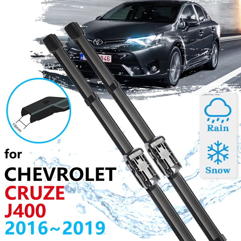 Car Front Wiper Blade For Chevrolet Cruze J400 2016 2017 2018 2019 Holden Astra Sedan Cleaning Windscreen Windshield Accessories