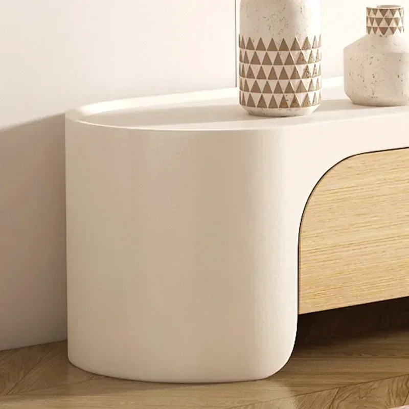 حامل تلفزيون منخفض اللوح، خزانة مركزية، خزانة جانبية، حامل تلفزيون، ملحقات ترفيهية، أثاث Muebles De Sala الحديث #6