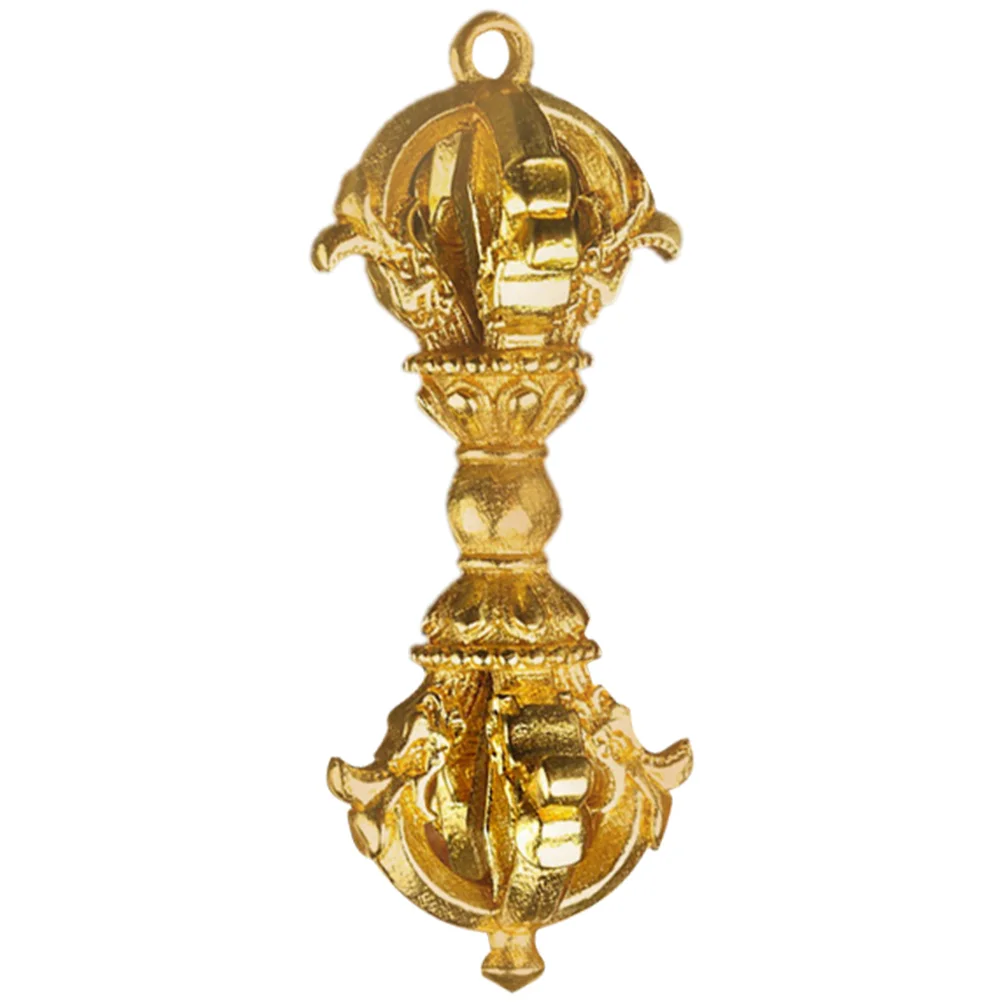 

Copper Vajra Pendant Retro Charm Bracelet Keychain Accessories Mini Craft Decorative Ornament Tibet Style Jewelry Home Decor