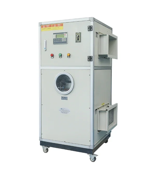 Customized High Moisture Removal Rotary Desiccant Dehumidifier With Silica Gel Wheel