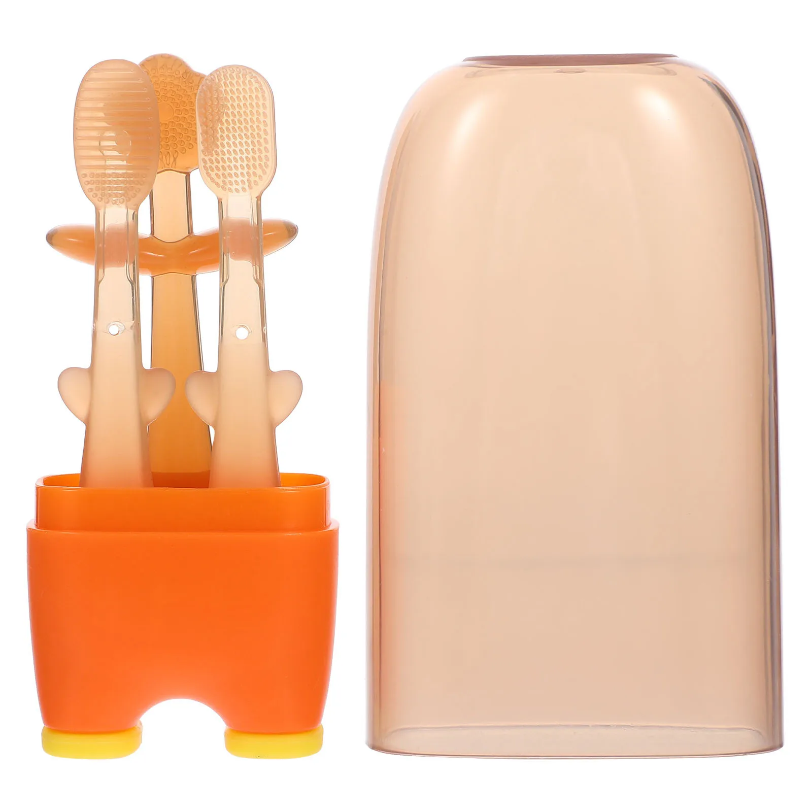 

1 комплект, детский очиститель языка, силиконовый детский очиститель полости рта, инструмент для чистки рта новорожденных, щетка для языка, зубная щетка для младенцев