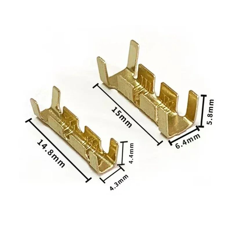 453/453C U-shaped terminal tab cold inserts terminal wire connector terminales electricos small teeth terminal 0.3-4.0mm²