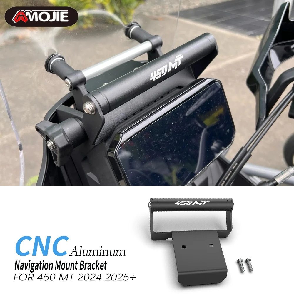 

2024 2025 450MT Mobile Phone Holder GPS Navigation Mounting Extension Bracket For CFMOTO 450 MT 450 MT450 Motorycle Accessories