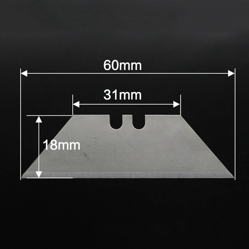 30Pcs Trapezoidal Blade For Home Decoration Office Supplies Manual Cutting Cutter Tool Blade Hand Tools