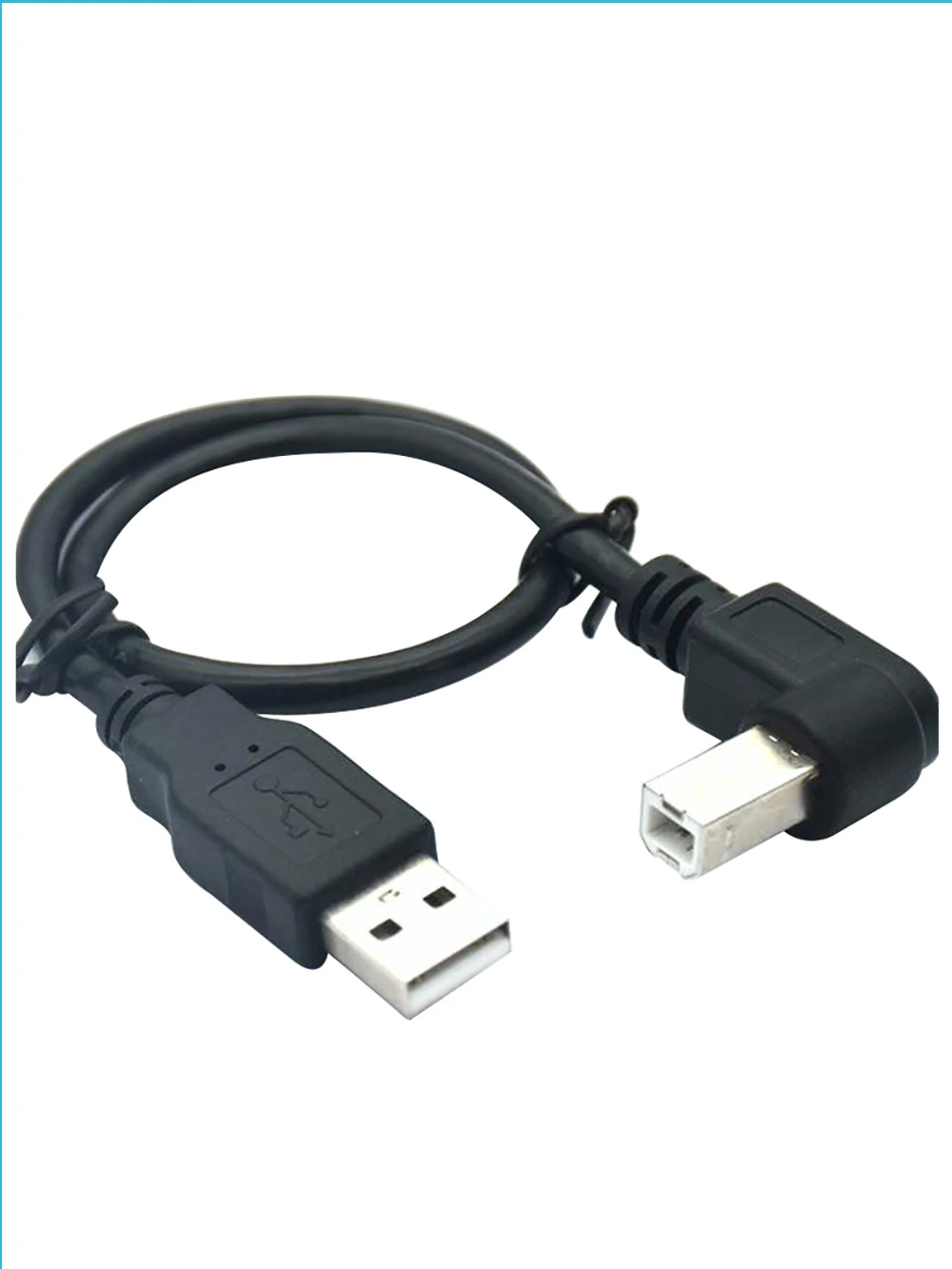 Type A Male to Type B Male 90 degree Up & Down & Left & Right Angled USB 2.0 Printer Scanner Cable 50cm 150cm 5M