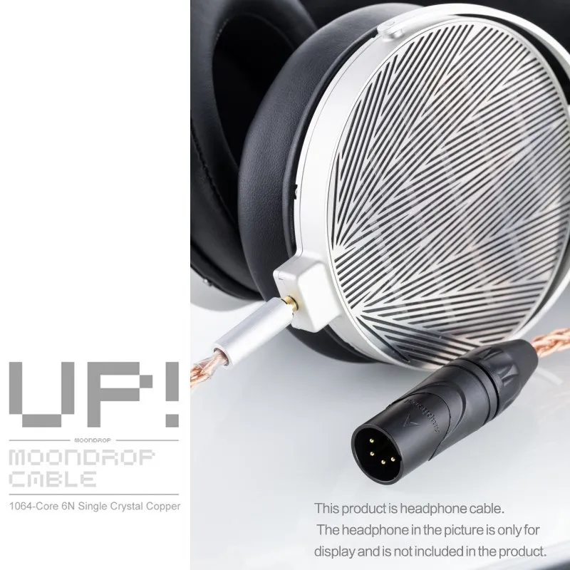 MOONDROP Upgrade Cable UP 1064-Core 6N Single Crystal Copper XLR balanced headhpone interface Cable Choice