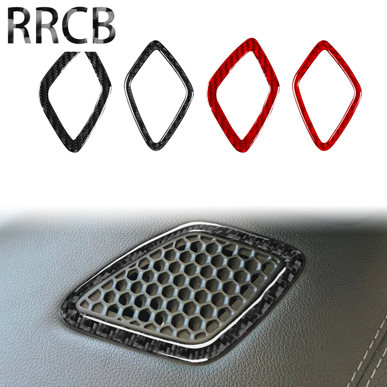 

For BMW 7 Series G11 G12 730i 740i 750i 2015-2022 Carbon Fiber Dashboard Sides Air Outlet Interior Cover Sticker Car Accessories