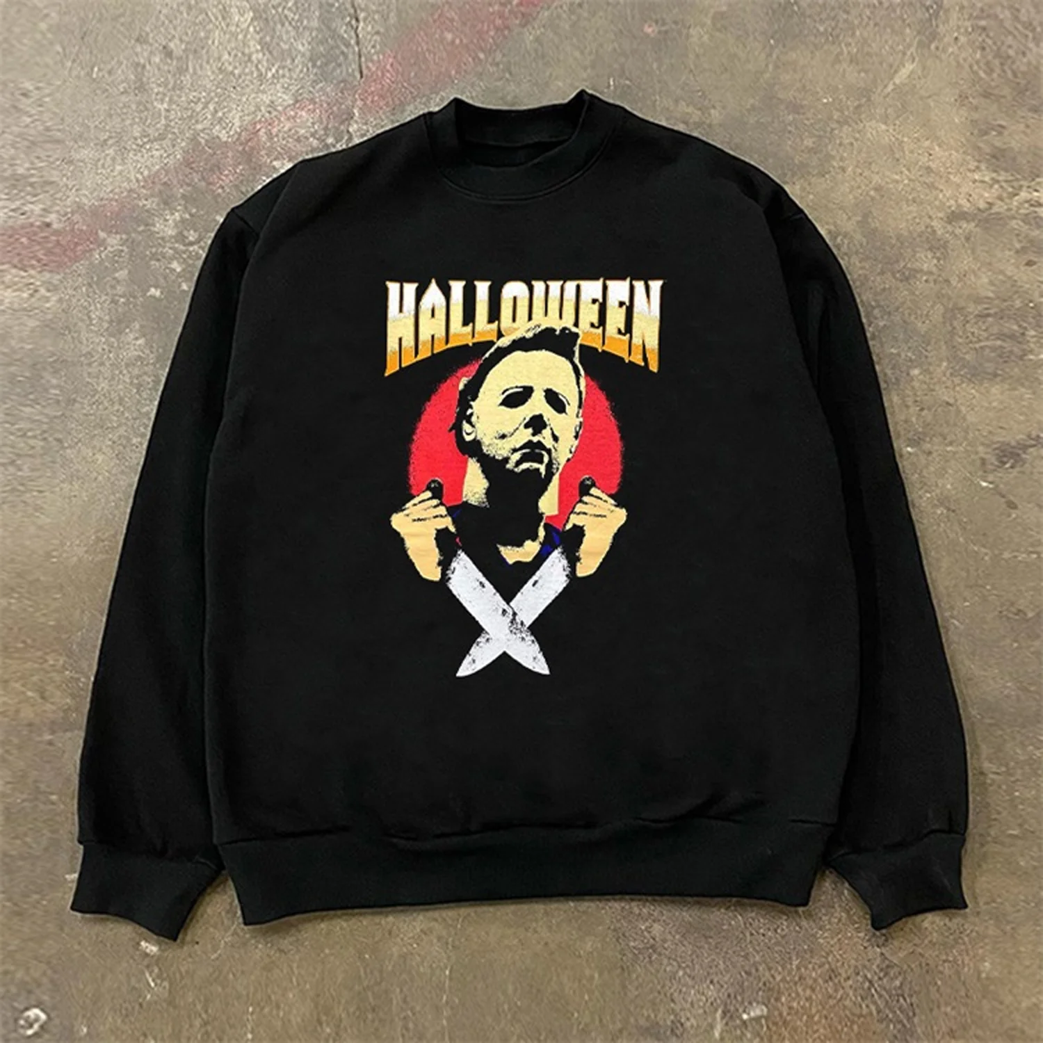 

[XNF Official Store]320 Of Grams Heavy Cotton!Halloween Ghost Street Y2K Oldschool Printed Vintage Hoodie Men's Women's Tops