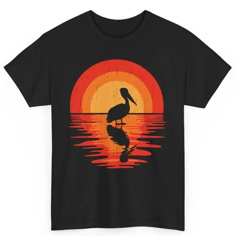 

Beautiful Pelican Wildlife Nature Art Cotton T Shirt Birds Lover S