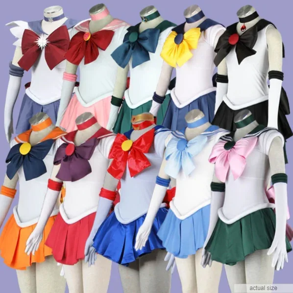 

Tenoh Haruka Tsukino Usagi Kino Makoto Mizuno Ami Minako Aino Meiou Setsuna Cosplay Kaiou Michiru Tomoe Hotaru Cosplay Costumes