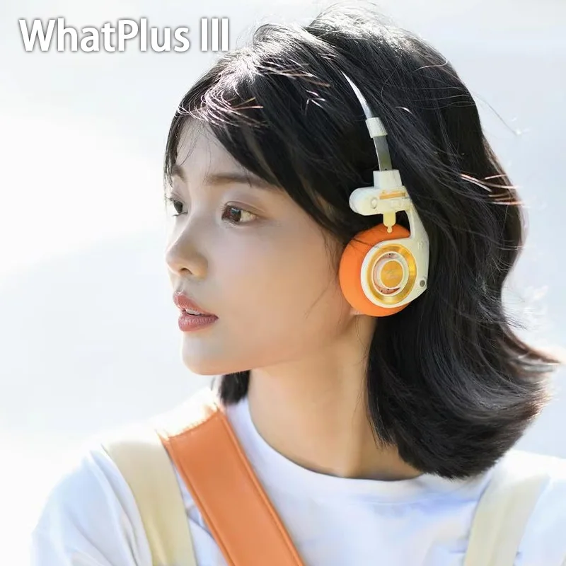 WhatPlus Retro² ワイヤレスヘッドホン WhatPlus Retro Wireless Bluetooth Headphones In-Ear HIFI Sound