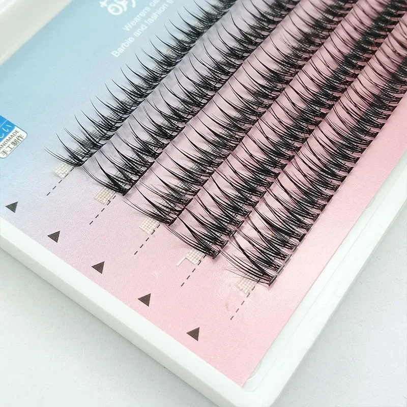 Estensione delle ciglia Mazzo di ciglia individuale Aspetto naturale Ciglia individuali a grappolo Innesto Ciglia finte