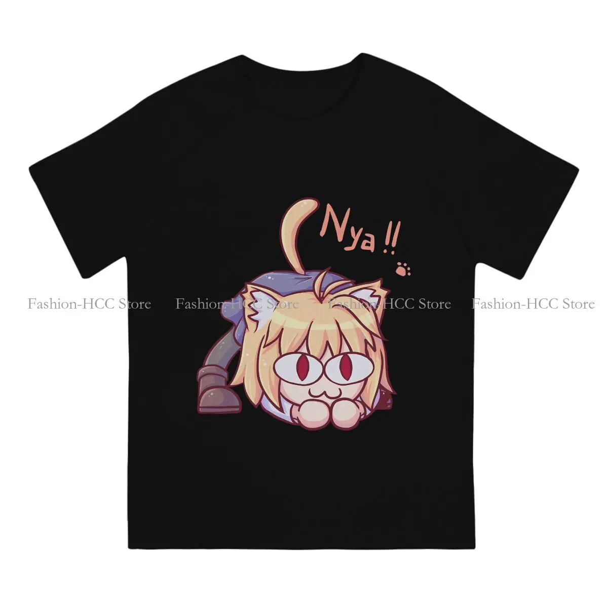 Nya Unique Polyester TShirt Neco Arc NECOARC Cat Comfortable New Design Graphic  T Shirt Short Sleeve